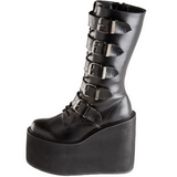 Mat 14 cm SWING-220 plateformes bottes  boucles pour femmes