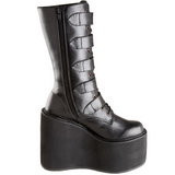 Mat 14 cm SWING-220 plateformes bottes  boucles pour femmes