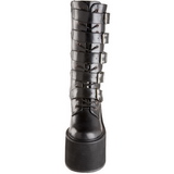 Mat 14 cm SWING-220 plateformes bottes  boucles pour femmes