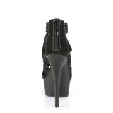 Microfibre 15 cm DELIGHT-693 sandales pleaser plateforme