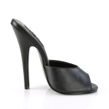 Mules noirs 15 cm DOMINA-101 Mules  talons hauts fetish