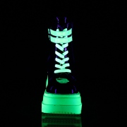 Neon 11,5 cm SHAKER-52 bottine plateforme compense blanc