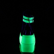 Neon 11,5 cm SHAKER-52 bottine plateforme compensée noir