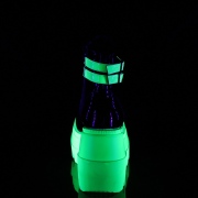 Neon 11,5 cm SHAKER-52 bottine plateforme compense noir