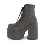 Neon 13 cm CAMEL-203 chunky bottines demonia plateforme