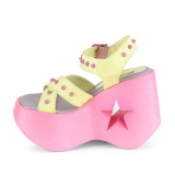 Neon 13 cm Demonia DYNAMITE-02 sandales lolita talons compenses
