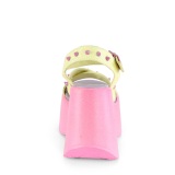 Neon 13 cm Demonia DYNAMITE-02 sandales lolita talons compenses