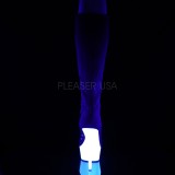 Neon 15 cm DELIGHT-2000SK bottes à talon aiguille en toile