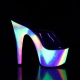 Neon 18 cm ADORE-701GXY mules talons hauts de pole dance