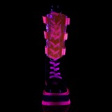 Neon 5 cm SLACKER-156-2 bottes cyberpunk plateforme