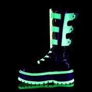 Neon 5 cm SLACKER-156 bottes cyberpunk plateforme