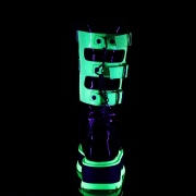 Neon 5 cm SLACKER-156 bottes cyberpunk plateforme