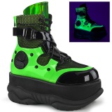 Neon 7,5 cm NEPTUNE-126 bottines demonia - bottines de cyberpunk unisex