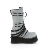 Neon 8,5 cm TRASHVILLE-138 bottes demonia - bottes plateforme unisex