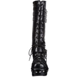Noir 11,5 cm CHARADE-206 bottes lolita gothique semelles épaisses