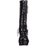 Noir 11,5 cm CHARADE-206 bottes lolita gothique semelles paisses