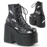 Noir 13 cm CAMEL-201 bottines plateforme lolita gothique