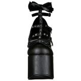 Noir 14 cm DemoniaCult TORMENT-600 chaussures plateforme gothique