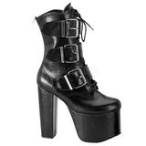 Noir 14 cm TORMENT-703 bottines lolita gothique semelles paisses