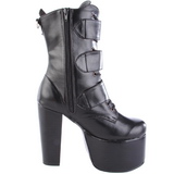 Noir 14 cm TORMENT-703 bottines lolita gothique semelles paisses