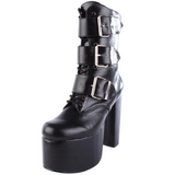 Noir 14 cm TORMENT-703 bottines lolita gothique semelles paisses