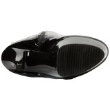 Noir 15 cm KISS-3010 Cuissardes Bottes Plateforme