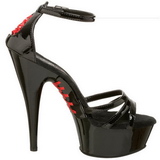 Noir 15 cm Pleaser DELIGHT-662 Plateforme Talons Hauts