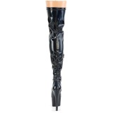 Noir 18 cm ADORE-3000HWR Hologramme bottes overknee plateforme de pole dance