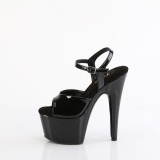 Noir 18 cm ADORE-709GP etincelle talons hauts plateforme