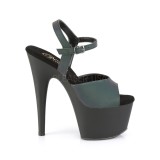 Noir 18 cm ADORE-709REFL Hologramme talons avec plateforme