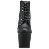 Noir 18 cm FEARLESS-700-28 bottines a plateforme pour femmes