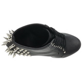 Noir 18 cm FEARLESS-700-28 bottines a plateforme pour femmes