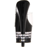 Noir 18 cm Pleaser ADORE-701LN Pantoufles Talons Hauts