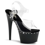 Noir 18 cm Pleaser ADORE-708LS Talons Aiguilles Plateforme