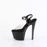 Noir 18 cm Pleaser SKY-308-1 chaussures  talons hauts