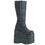 Noir 18 cm STACK-301 bottes demonia - bottes de cyberpunk unisex