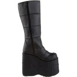 Noir 18 cm STACK-301 bottes demonia - bottes de cyberpunk unisex