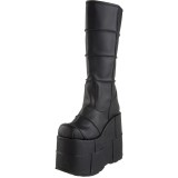 Noir 18 cm STACK-301 bottes demonia - bottes de cyberpunk unisex