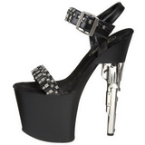 Noir 19 cm BONDGIRL-712 plateforme chaussure talon pistolet