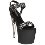 Noir 19 cm BONDGIRL-712 plateforme chaussure talon pistolet