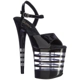 Noir 20 cm Pleaser FLAMINGO-809LN Talons Aiguilles Plateforme