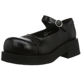 Noir 5 cm CRUX-07 chaussures lolita gothique