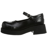 Noir 5 cm CRUX-07 chaussures lolita gothique