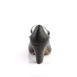 Noir 6,5 cm retro vintage WIGGLE-50 Pinup escarpins femmes à talons épais