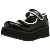 Noir 6 cm SPRITE-01 plateforme chaussures lolita