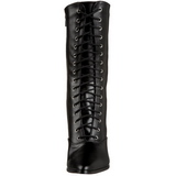 Noir 7 cm VICTORIAN-120 Bottines  Lacets Talons Hauts Femmes