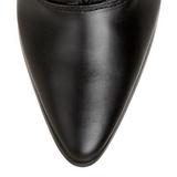 Noir 7 cm VICTORIAN-120 Bottines à Lacets Talons Hauts Femmes