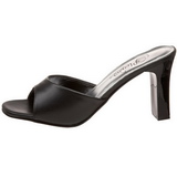 Noir 8,5 cm Fabulicious ROMANCE-301-2 Mules Talons Hauts