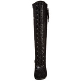 Noir 9,5 cm GLAM-240 bottes pour femmes a talon