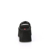 Noir 9 cm DEMONIA FUNN-13 mules plateforme de emo gothic
